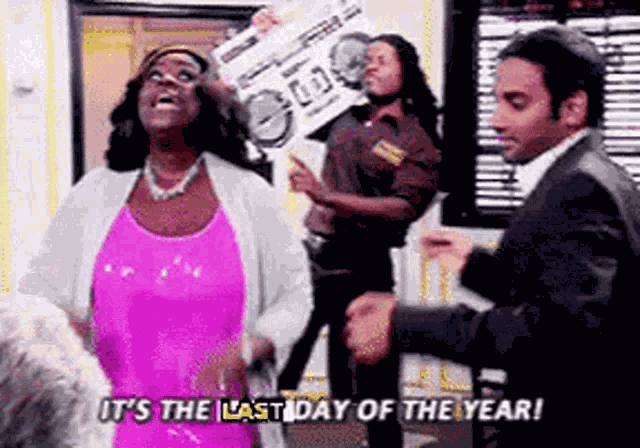 Last Day Of The Year Treat Yo Self GIF