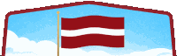 Latvia Latvija Sticker