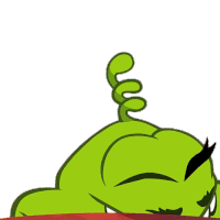 Laugh It Off Om Nom Sticker