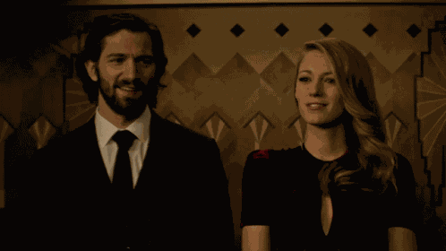 Laughing Blake Lively GIF