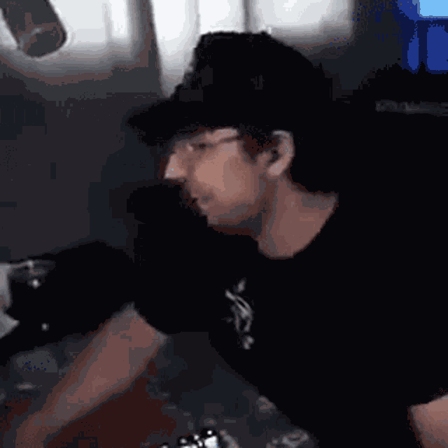 Laughing Drew Bienusa GIF