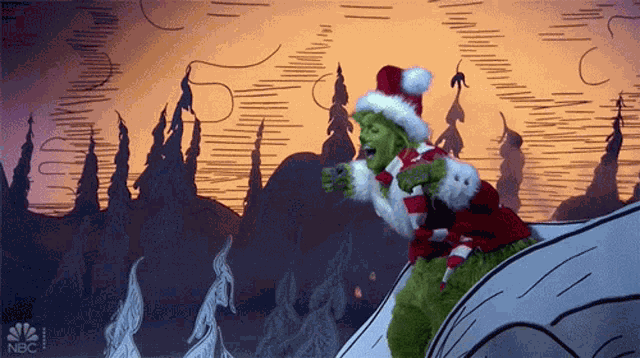 Laughing Grinch GIF
