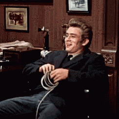 Laughing James Dean GIF