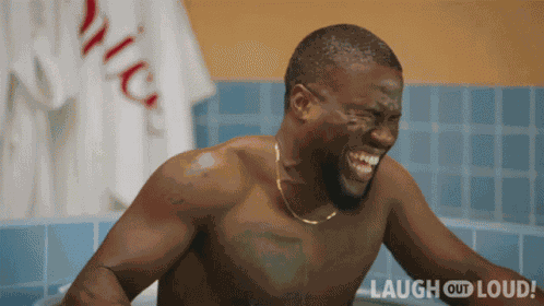 Laughing Kevin Hart GIF