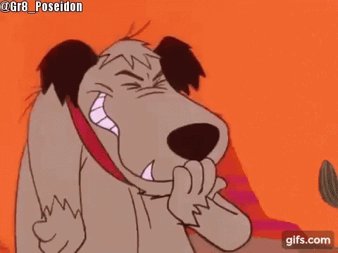 Laughing Muttley GIF