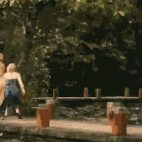 Laurie Running White Lotus Laurie White Lotus GIF