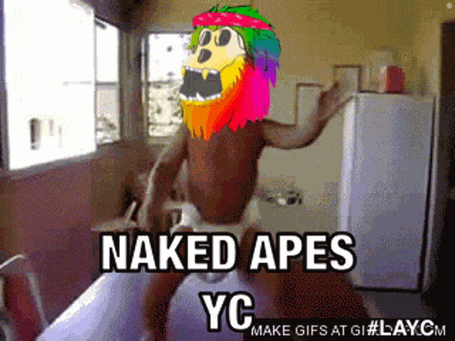 Layc Naked Apes GIF