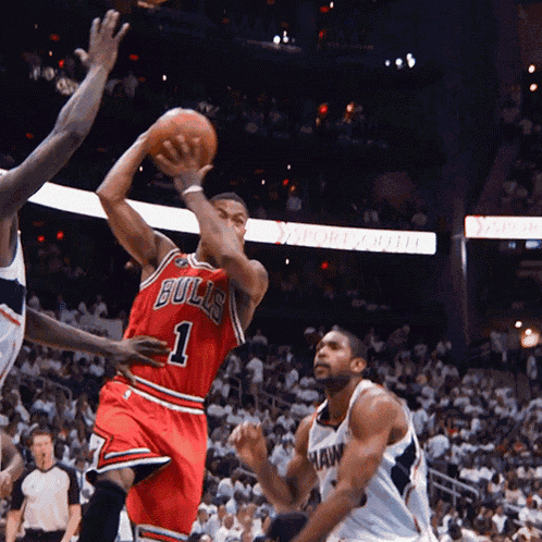 Layup Shot Derrick Rose GIF