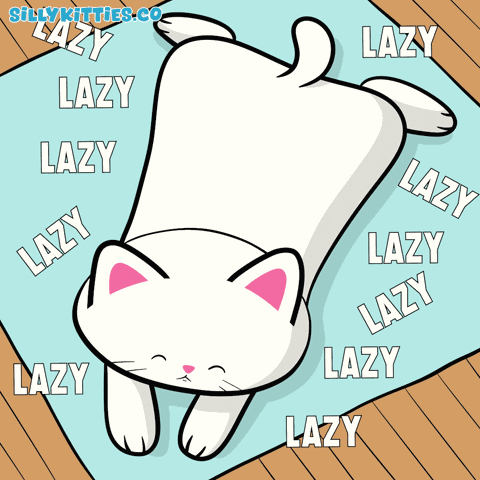 Lazy Cat Lazy Kitty GIF