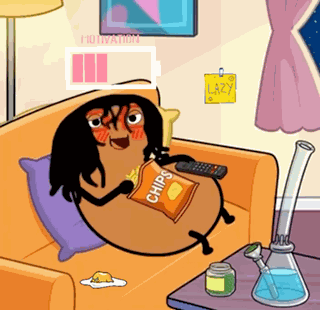 Lazy Day Lazy Girl GIF