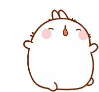Lazy Day Molang Sticker