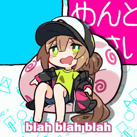 Lazy Vtuber GIF