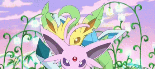 Leafeon Espeon GIF