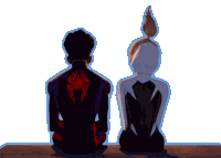 Lean On Me Miles Morales Sticker