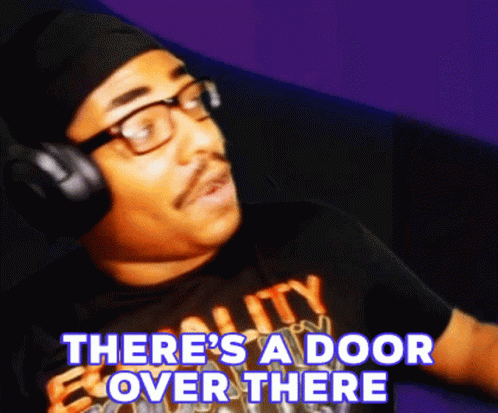 Leave Get Out GIF