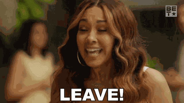 Leave Laila James GIF