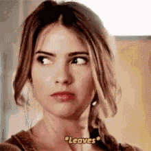 Leaves Shelley Hennig GIF