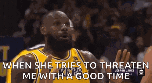 Lebron James Scared GIF