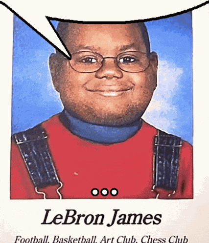Lebron James School Picture Meme