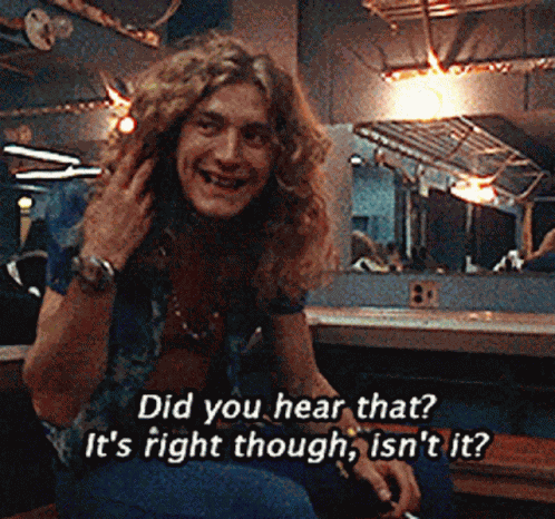 Led Zeppelin Did You Hear That GIF