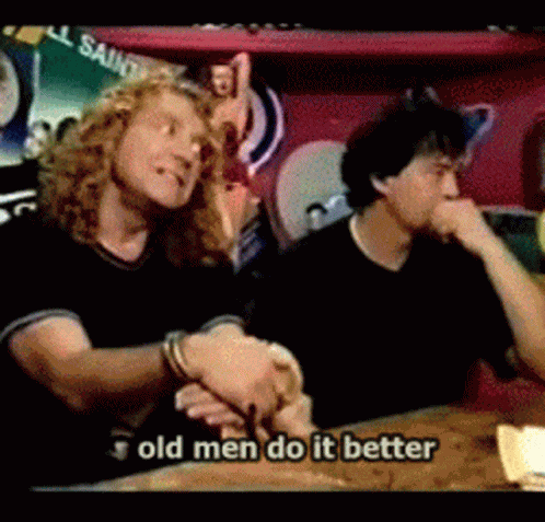 Led Zeppelin Old Men Do It Better GIF