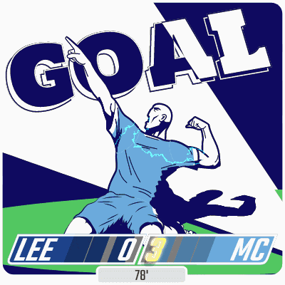 Leeds United (0) Vs. Manchester City F.C. (3) Second Half GIF