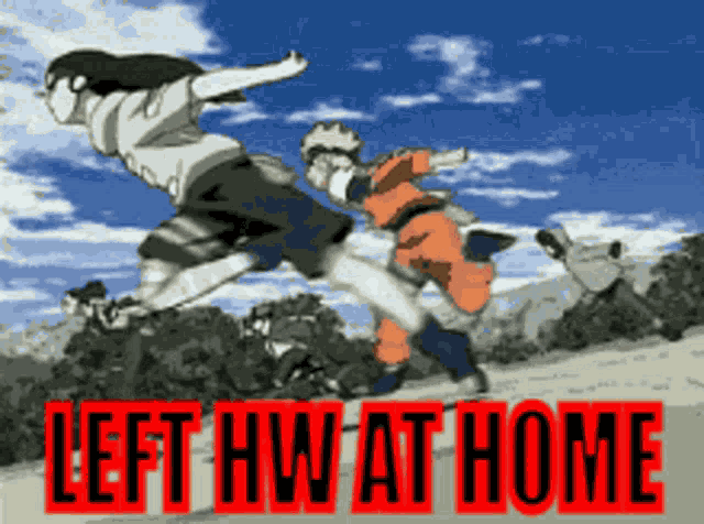 Left Hw At Home Left Homework At Home GIF