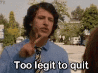 Legit Too Legit To Quit GIF
