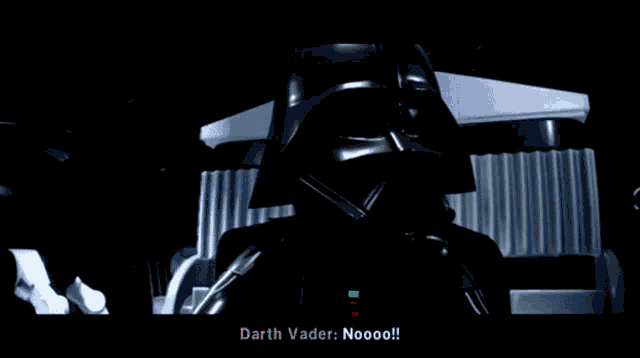 Lego Star Wars Darth Vader GIF