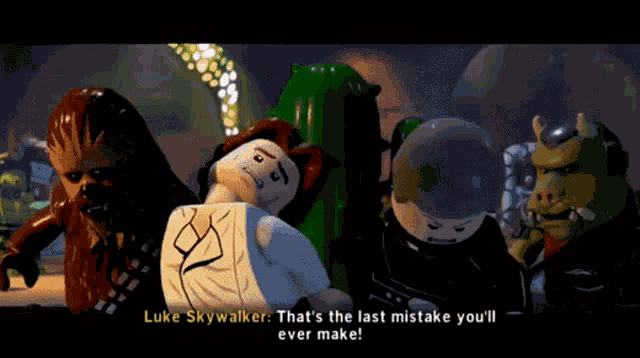 Lego Star Wars Luke Skywalker GIF