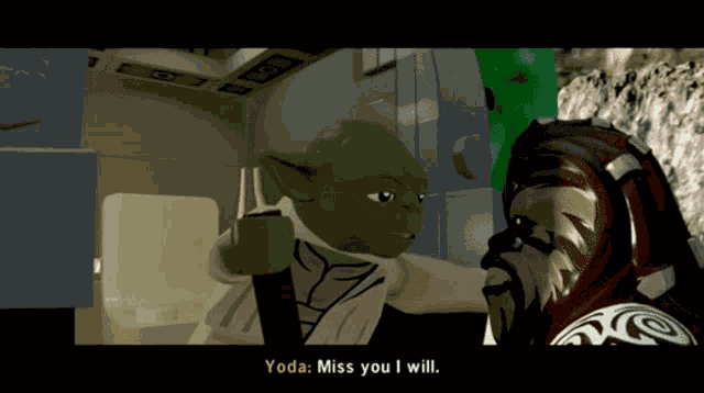 Lego Star Wars Yoda GIF