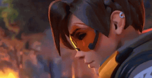 Lena Oxton Worried GIF