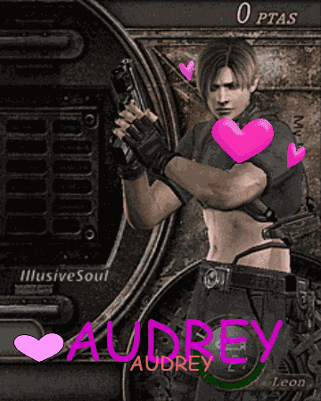 Leon Kennedy Audrey GIF