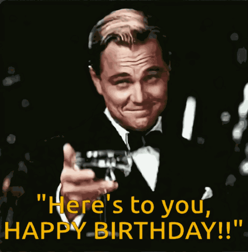 Leonardo Dicaprio Birthday GIF