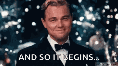 Leonardo Dicaprio Cheers GIF