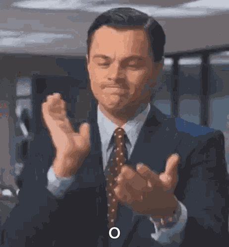 Leonardo Dicaprio Clapping GIF