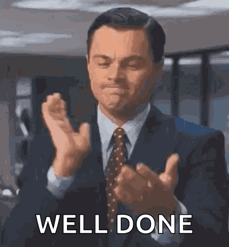 Leonardo Dicaprio Clapping GIF