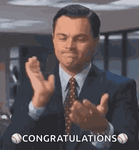 Leonardo Dicaprio Clapping GIF