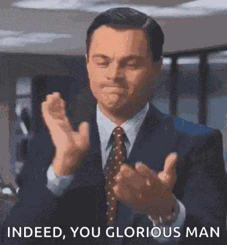 Leonardo Dicaprio Clapping GIF