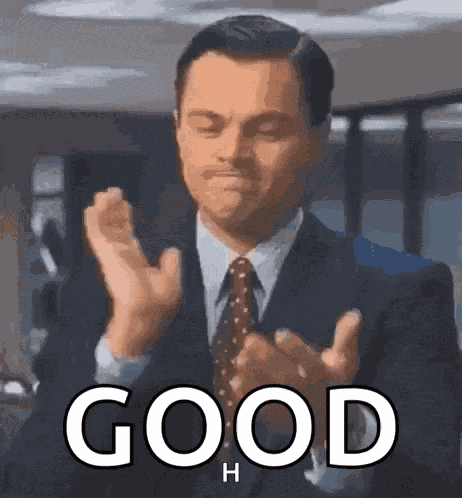 Leonardo Dicaprio Clapping GIF