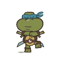 Leonardo Ninja Turtles Sticker