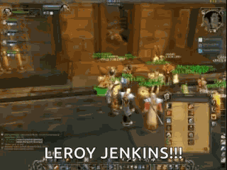 Leroy Jenkins World Of Warcraft GIF