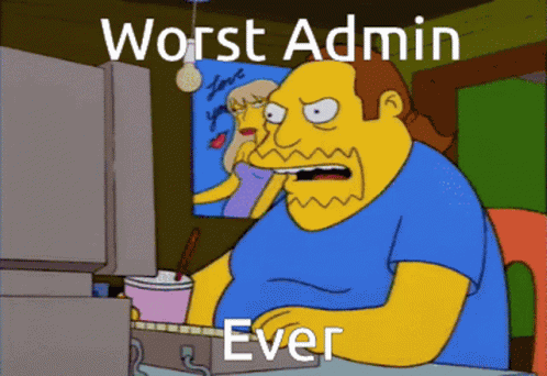Leroy Worst Admin GIF