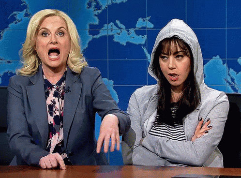 Leslie Knope April Ludgate GIF