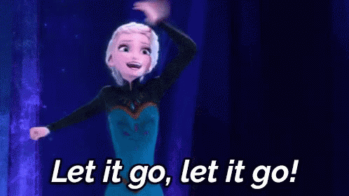 Let It Go, Let It Go! - Frozen GIF