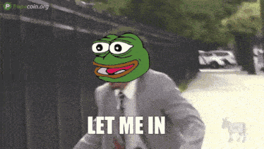 Let Me In Let Me In Pepe GIF