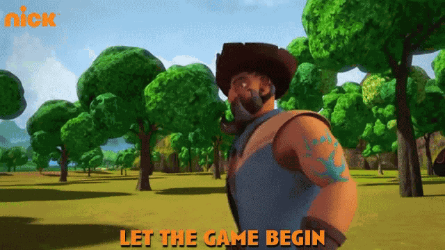 Let The Game Begin Manimals Boss GIF