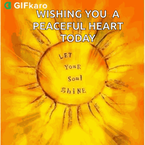 Let Your Soul Shine Gifkaro GIF