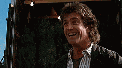 Lethal Weapon Mel Gibson GIF
