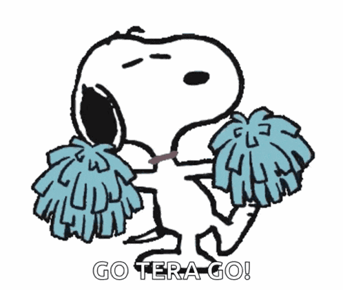 Lets Cheer Snoopy GIF